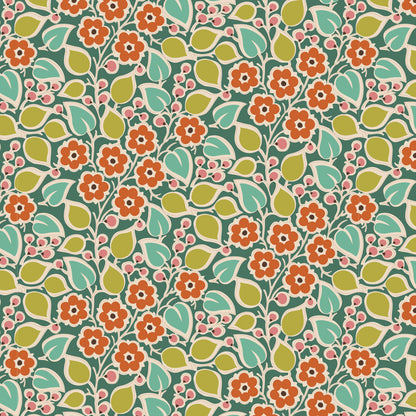 TILDA Stoffe, Stoffpaket PIE IN THE SKY, Fat Quarter Bundle Green Pine