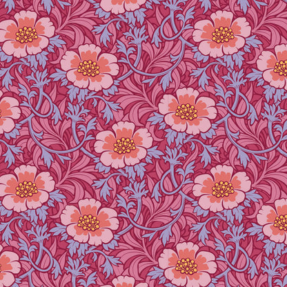 TILDA Stoffe, Stoffpaket HIBERNATION, Fat Quarter Bundle Hibiscus