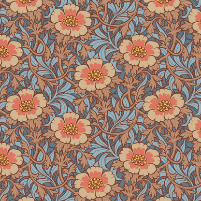 TILDA Stoffe, Stoffpaket HIBERNATION, Fat Quarter Bundle Pecan Hazel