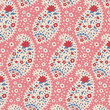 TILDA Stoffe, Stoffpaket JUBILEE, Fat Quarter Bundle Mustard Pink