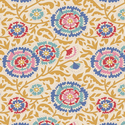 TILDA Stoffe, Stoffpaket JUBILEE, Fat Quarter Bundle Mustard Pink