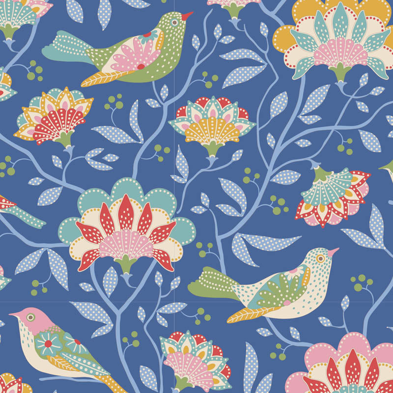 TILDA Stoffe, Stoffpaket JUBILEE, Fat Quarter Bundle Blue