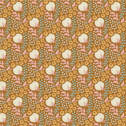 TILDA Stoffe, Stoffpaket SANCTUARY, Fat Quarter Bundle Caramel Ochre