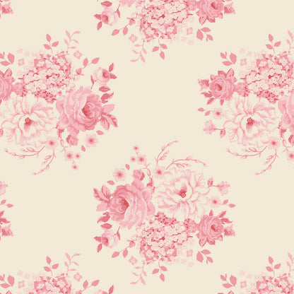 TILDA Stoffe, Stoffpaket SUNDAY BRUNCH, Fat Quarter Bundle Pink Ginger