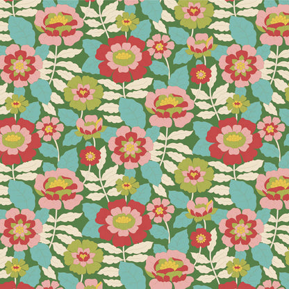 TILDA Stoff WALLFLOWER, Beverly Green