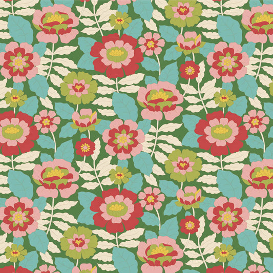 TILDA Stoff WALLFLOWER, Beverly Green