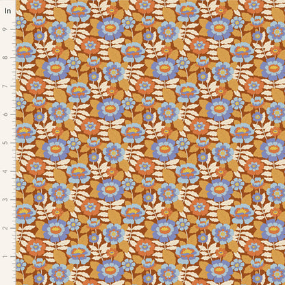 TILDA Stoff WALLFLOWER, Beverly Caramel