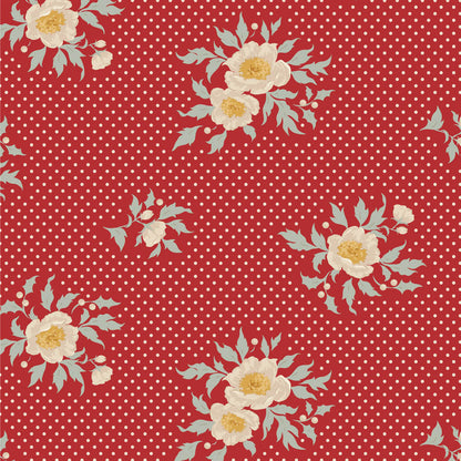 TILDA Stoff MERRY LITTLE CHRISTMAS, Joy Red