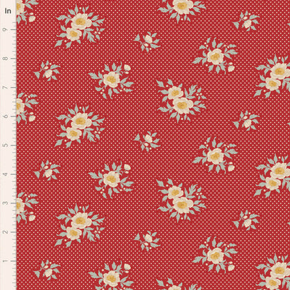 TILDA Stoff MERRY LITTLE CHRISTMAS, Joy Red