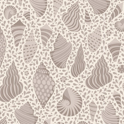 TILDA Stoff COTTON BEACH, Beach Shells Grey