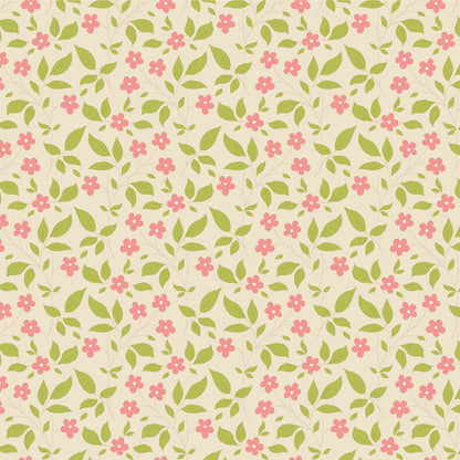 TILDA Stoff SUNDAY BRUNCH, Tipsy Cream Pink