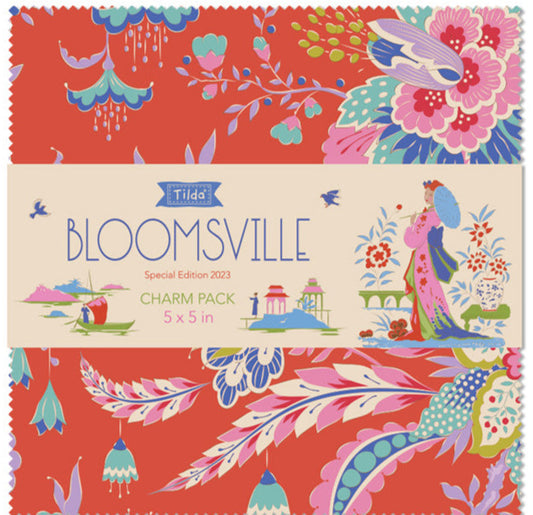 TILDA Stoffe, Stoffpaket BLOOMSVILLE, Charm Pack