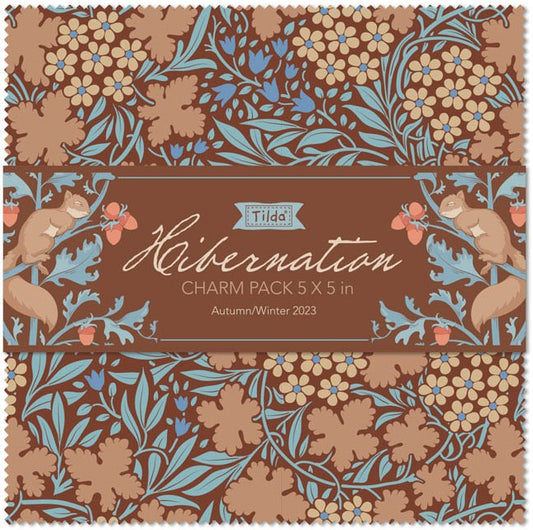 TILDA Stoffe, Stoffpaket HIBERNATION, Charm Pack