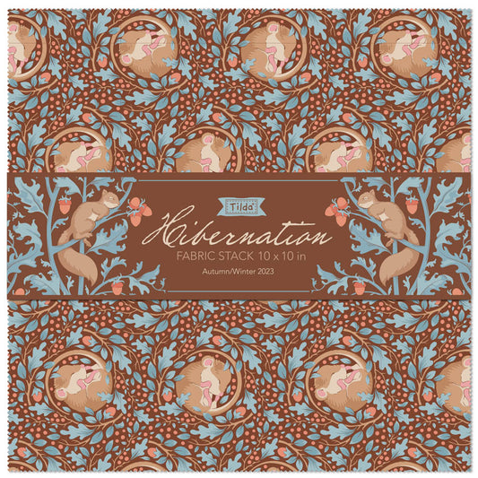 TILDA Stoffe, Stoffpaket HIBERNATION, Layer Cake