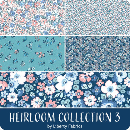 LIBERTY LONDON Stoff HEIRLOOM 3 Floral Joy LASENBY