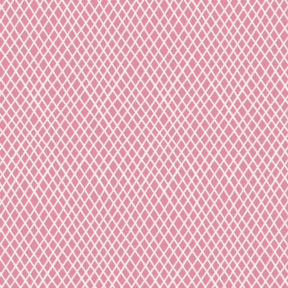 TILDA Stoff CLASSIC BASICS, Crisscross Pink