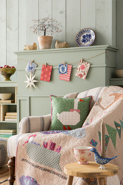 TILDA Stoffe, Stoffpaket HIBERNATION, Fat Quarter Bundle Pecan Hazel
