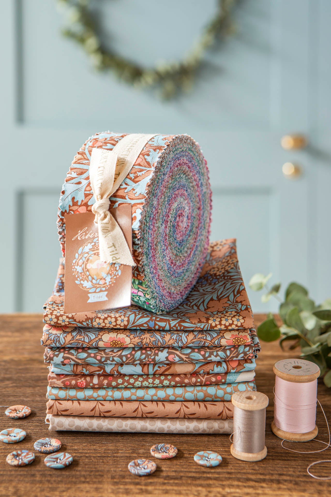 TILDA Stoffe, Stoffpaket HIBERNATION, Jelly Roll