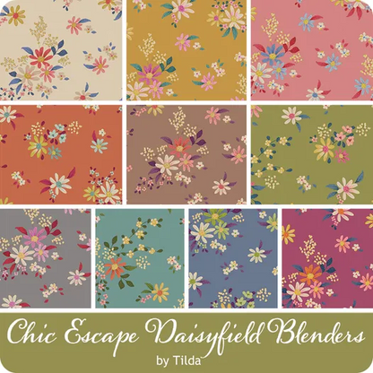 TILDA Stoffe, Stoffpaket CHIC ESCAPE, Fat Quarter Bundle Daisyfield