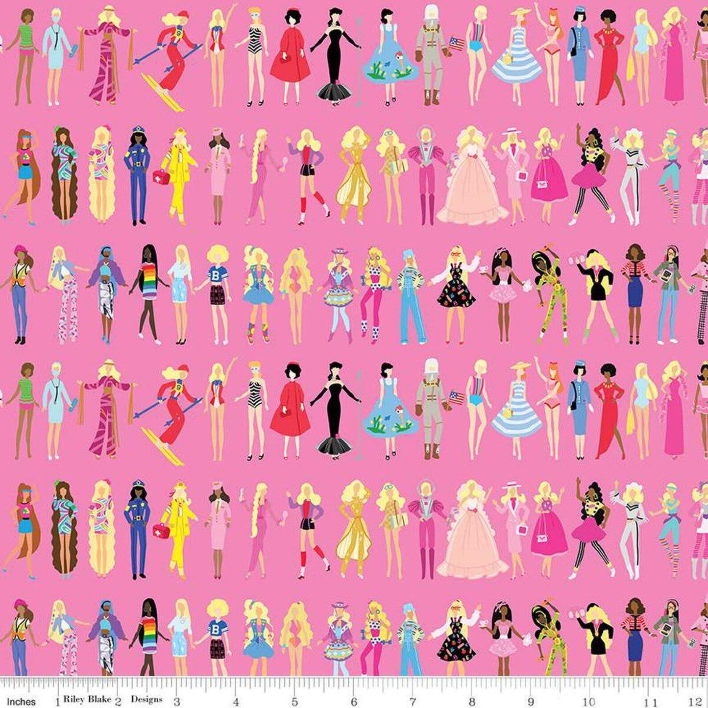 Barbie™ World Stoff Barbie Dolls Medium Pink