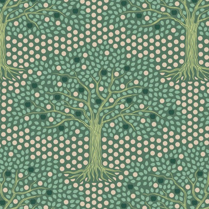 TILDA Stoffe, Stoffpaket HOMETOWN, Fat Quarter Bundle Green Sage
