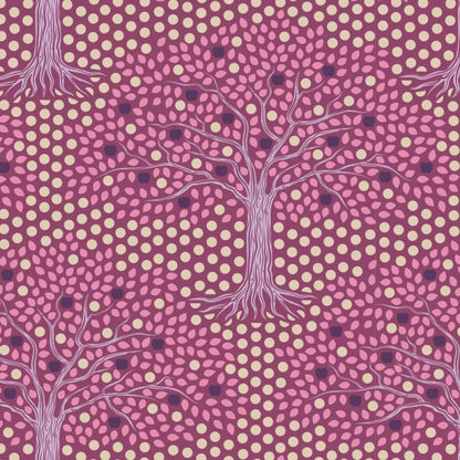 TILDA Stoffe, Stoffpaket HOMETOWN, Fat Quarter Bundle Plum Grape