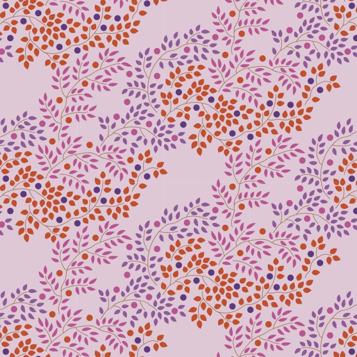 TILDA Stoffe, Stoffpaket HOMETOWN, Fat Quarter Bundle Plum Grape