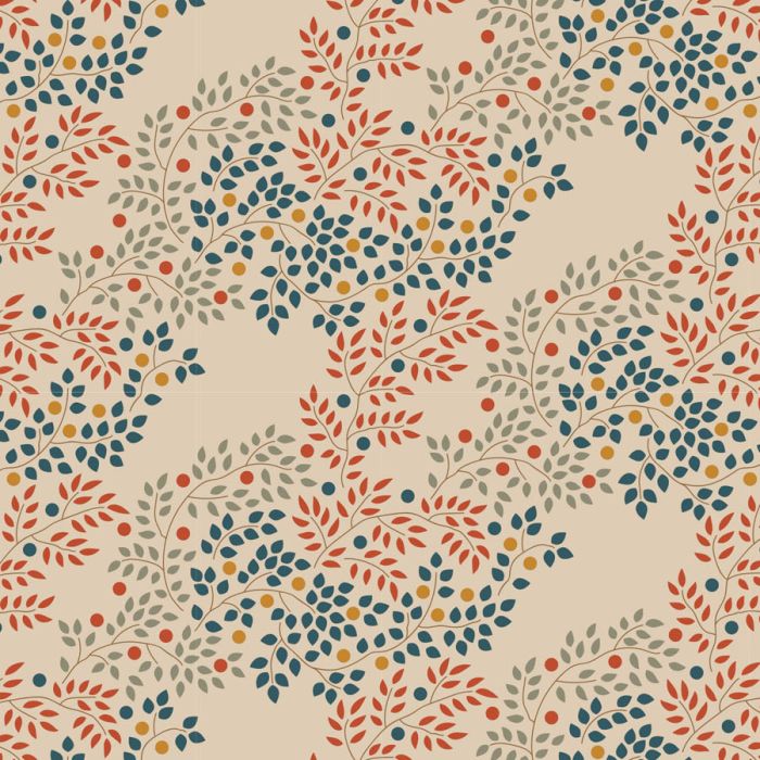 TILDA Stoffe, Stoffpaket HOMETOWN, Fat Quarter Bundle Rust
