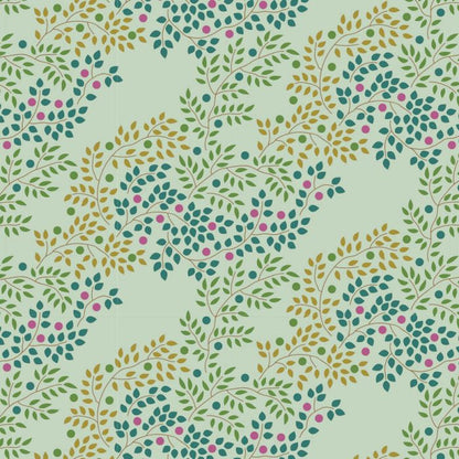 TILDA Stoffe, Stoffpaket HOMETOWN, Fat Quarter Bundle Green Sage