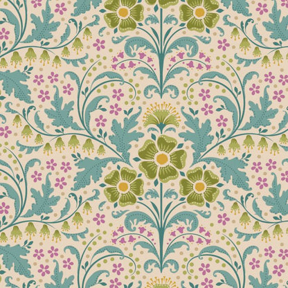 TILDA Stoffe, Stoffpaket HOMETOWN, Fat Quarter Bundle Green Sage